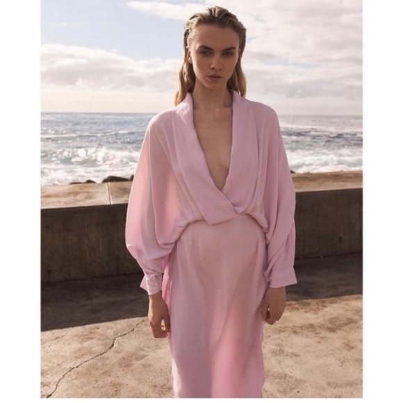 SWF Sunset Dress Resurrection Lavender Pink Pastel Resort Chic  🌸🌸 XS NWT - Picture 3 of 9